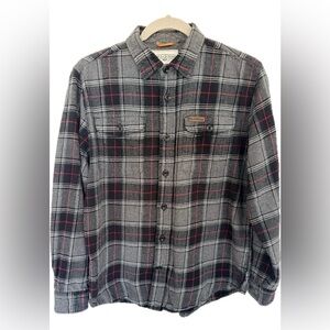 VINTAGE FIELD & STREAM PLAID FLANNEL SHIRT Men Size M